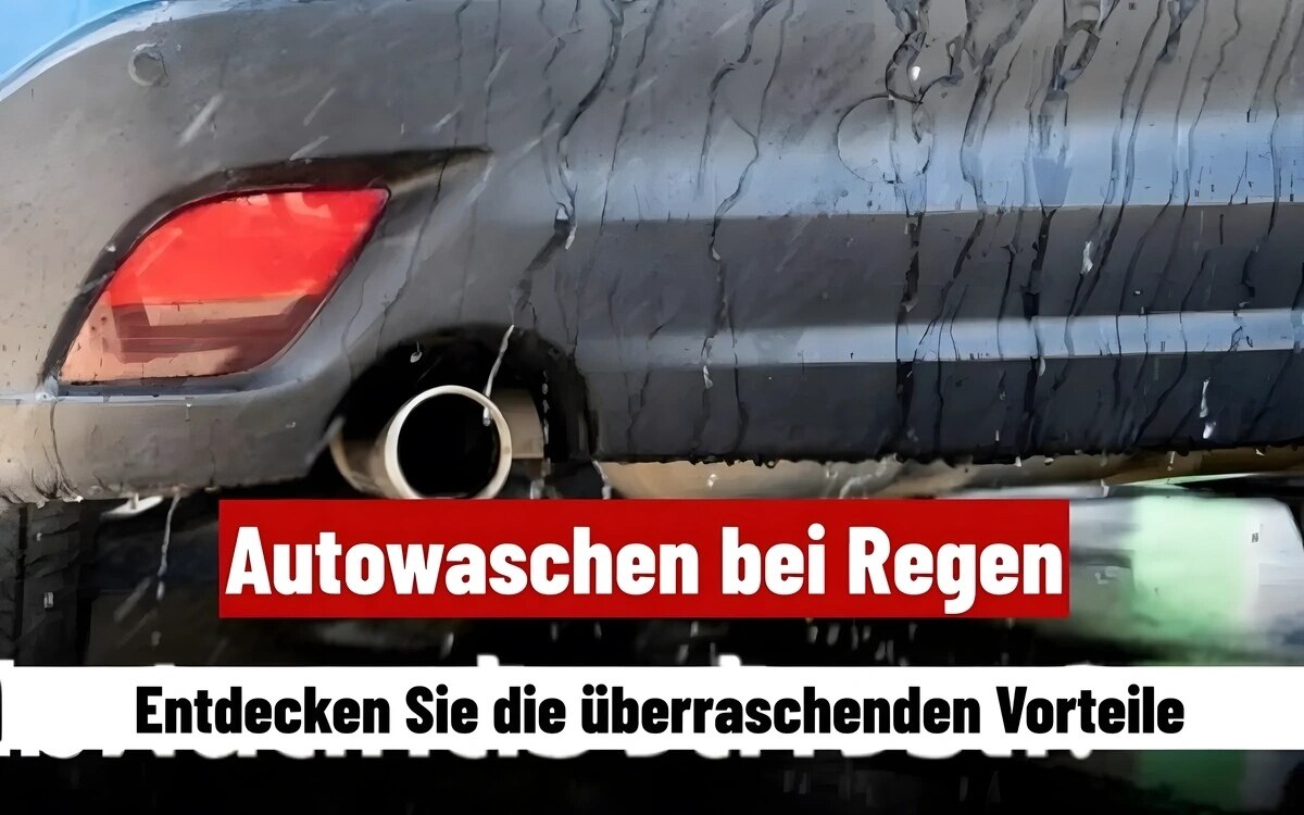 Hochgefährlich für den Autolack: Ignorieren Sie nicht diese Regen-Waschen-Tipps!