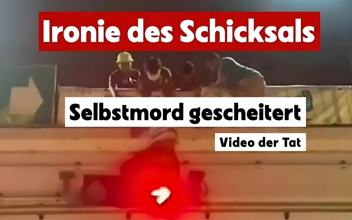 Ironie des schicksals untreuer thailaendischer ehemann versucht nach betrug selbstmord video