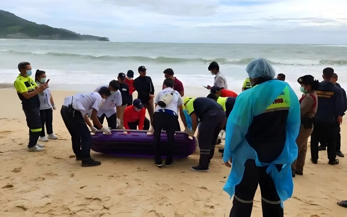 Kasachischer Tourist ertrinkt am Strand von Phuket, nachdem er eine Wetterwarnung ignoriert hat