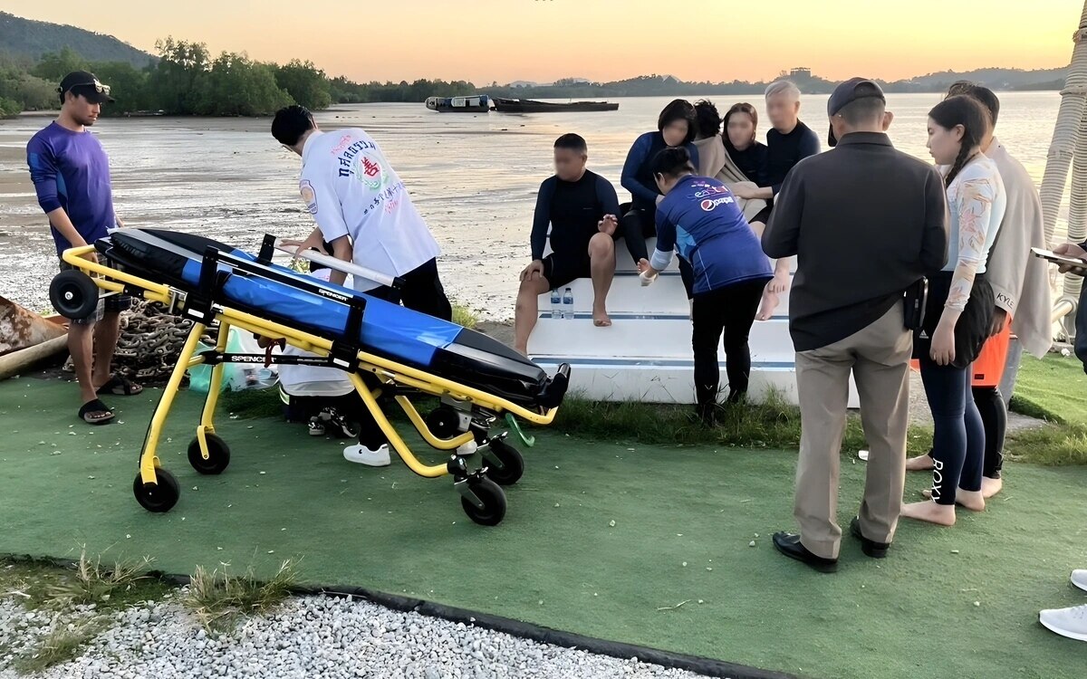 Langheckboot sinkt vor phuket touristen zwischen gefahr und heldentaten