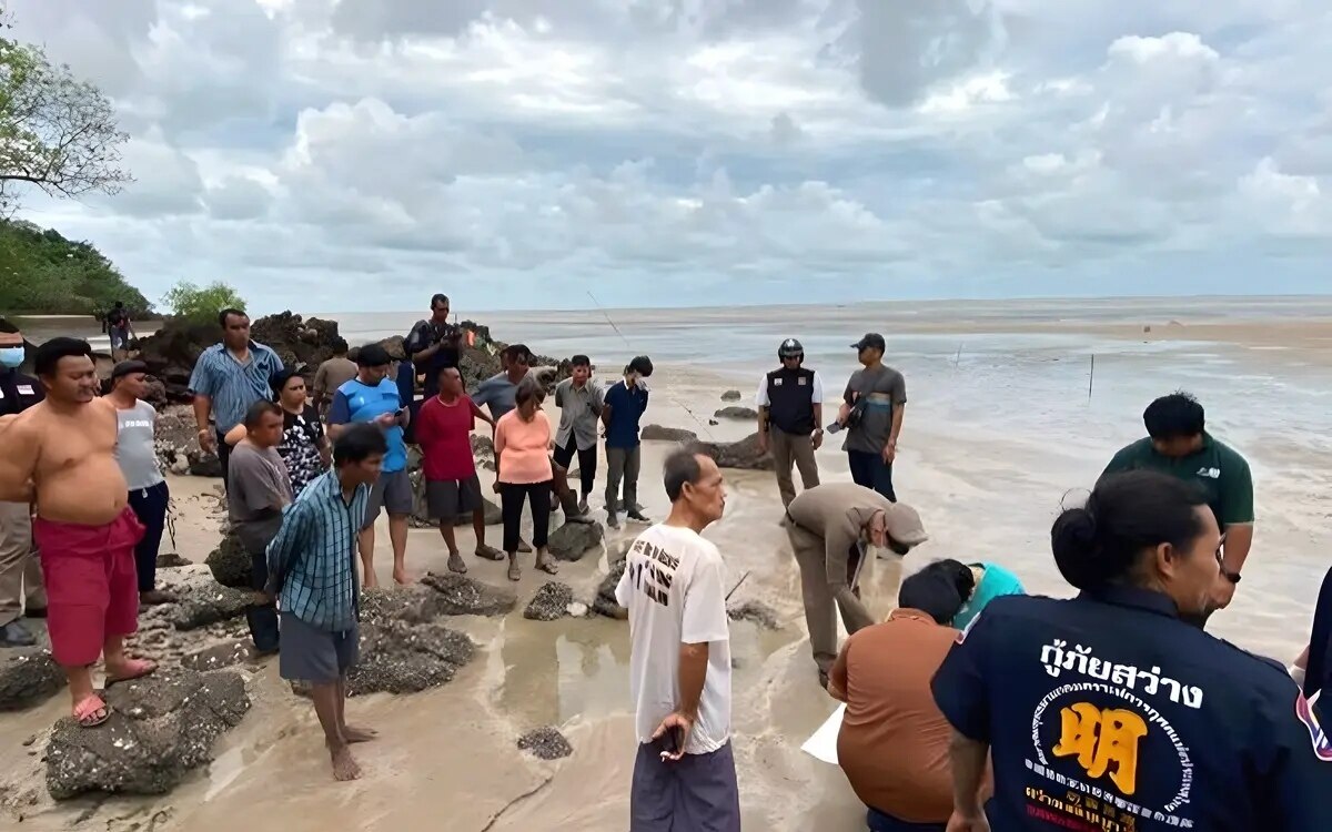 Leiche eines Neugeborenen am Strand von Chanthaburi gefunden