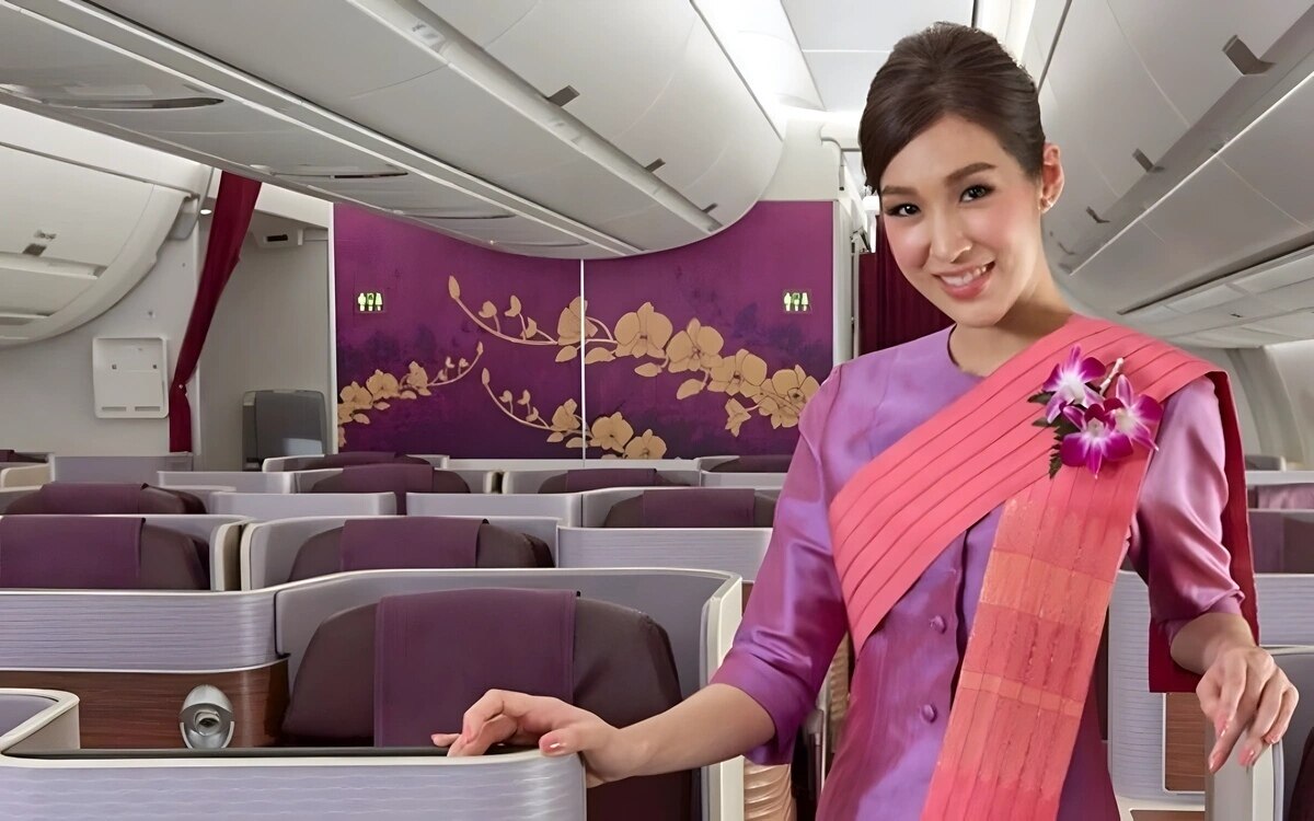 Luxurioese flugerfahrung thai airways fuehrt breite flugzeuge auf inlandsrouten ein