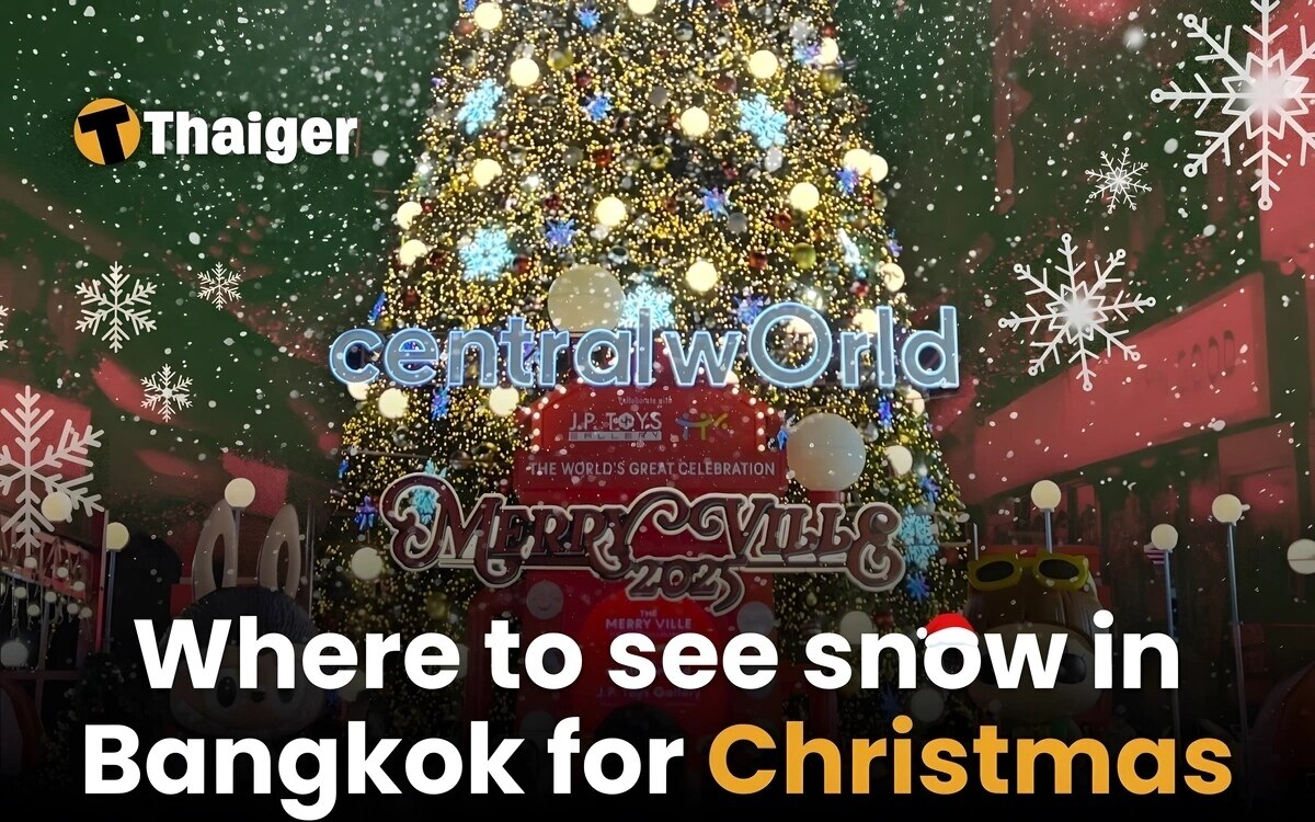 Magische weihnachten in bangkok 2024 wo schnee auf festliche stimmung trifft wer haette das gedacht