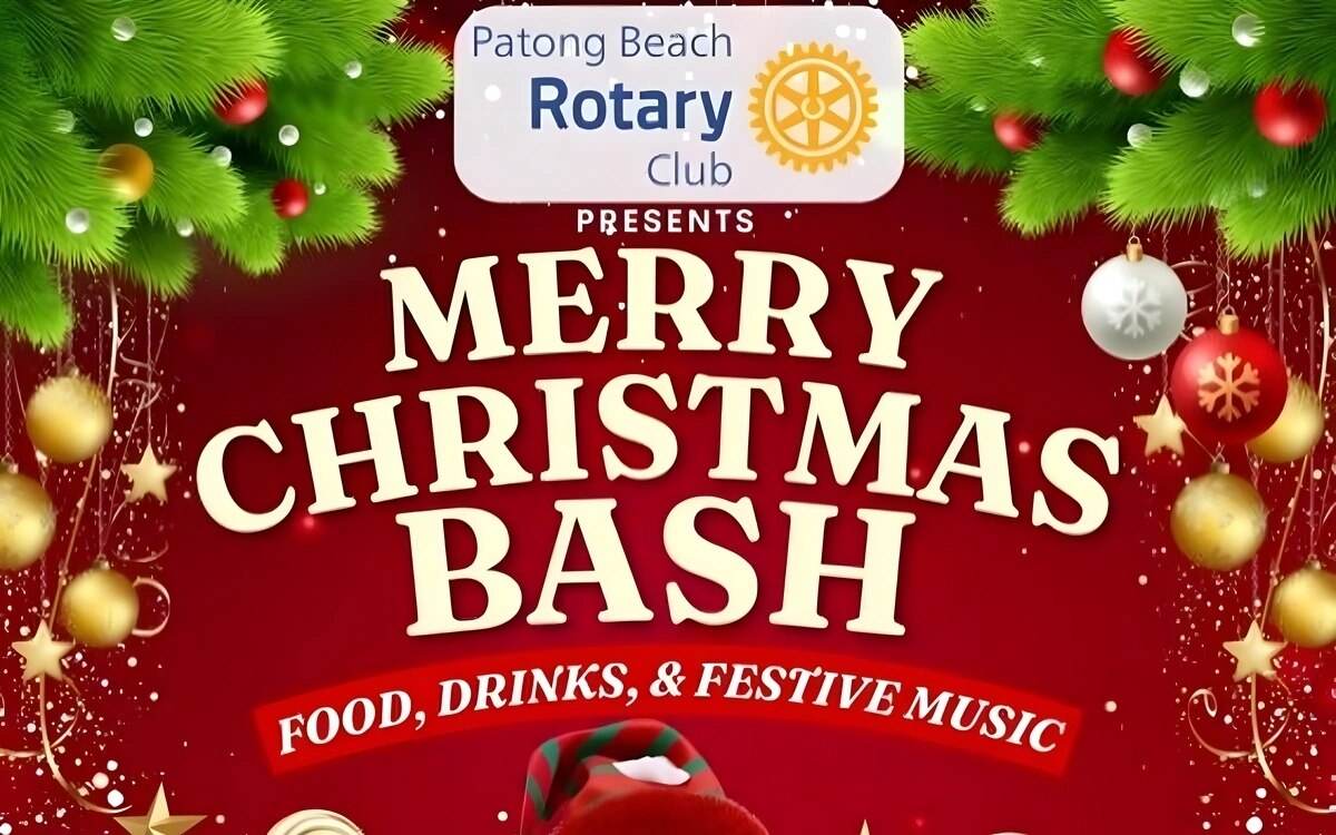 Magische weihnachtsfeier des patong beach rotary clubs feiern sie mit uns im eden valley christmas