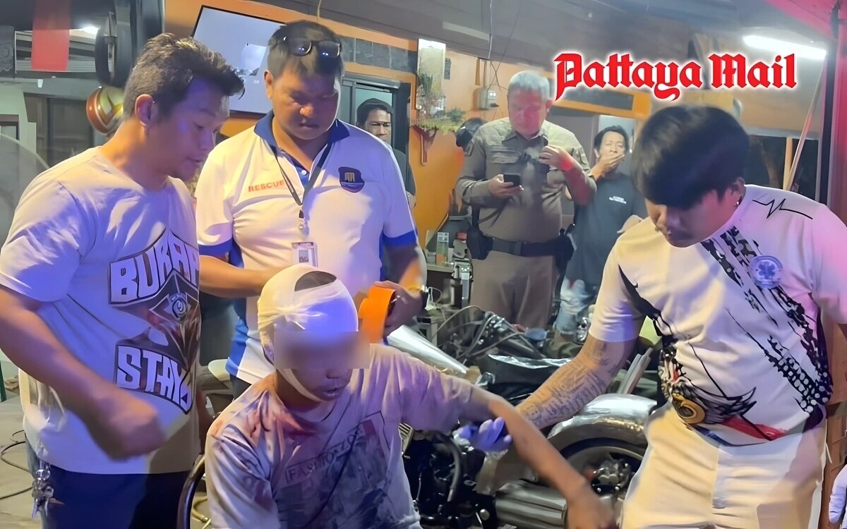 Messerangriff in pattaya streit um autopanne eskaliert