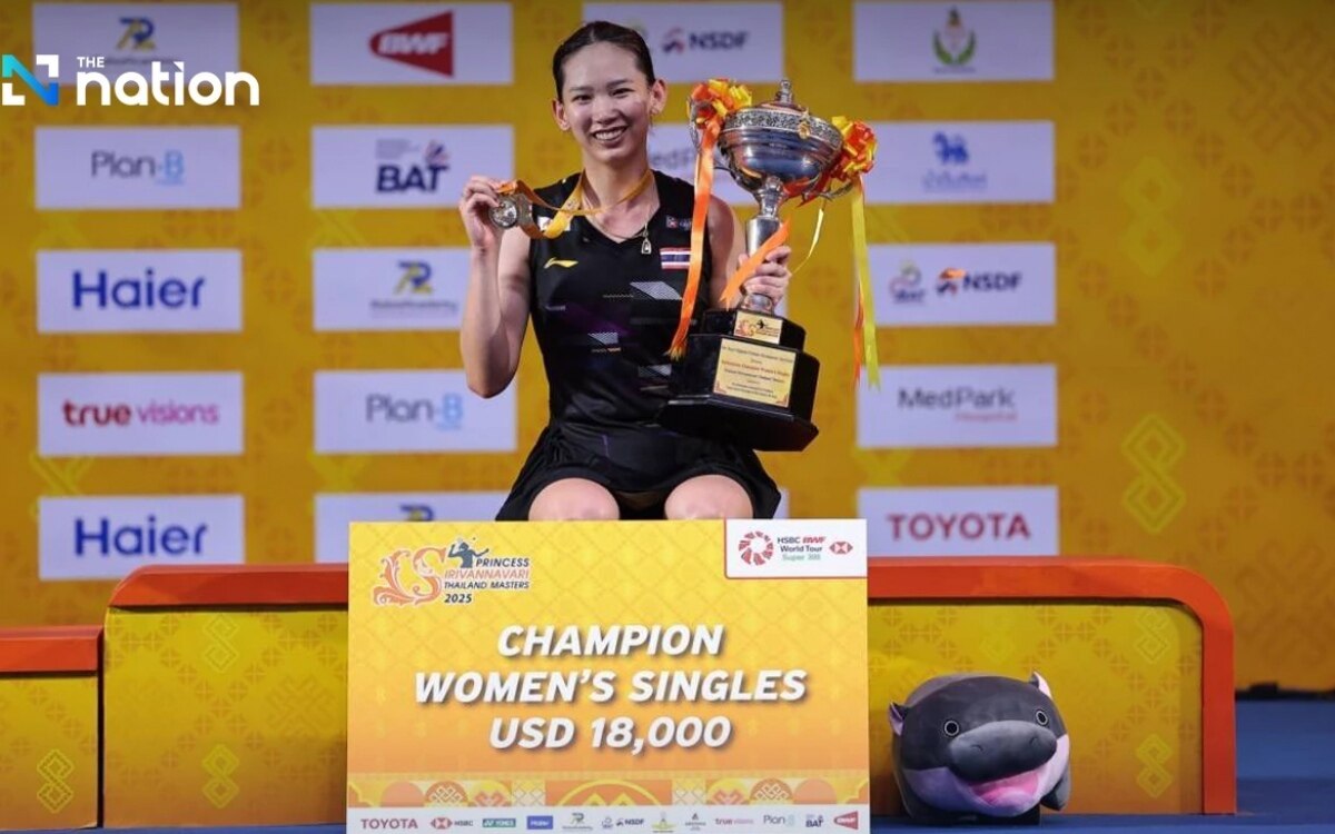 Mew pornpawee schreibt geschichte siegerin des p s thailand badminton championship 2025