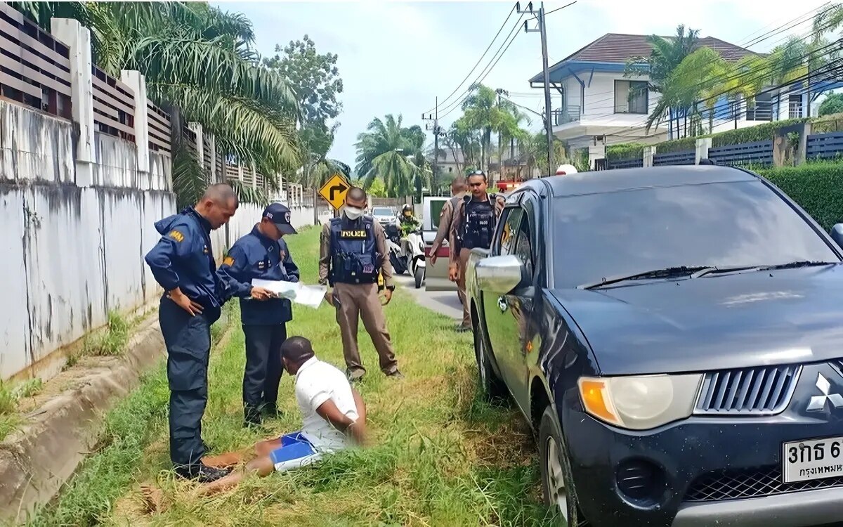 Mit kokain verhafteter overstayer auf phuket