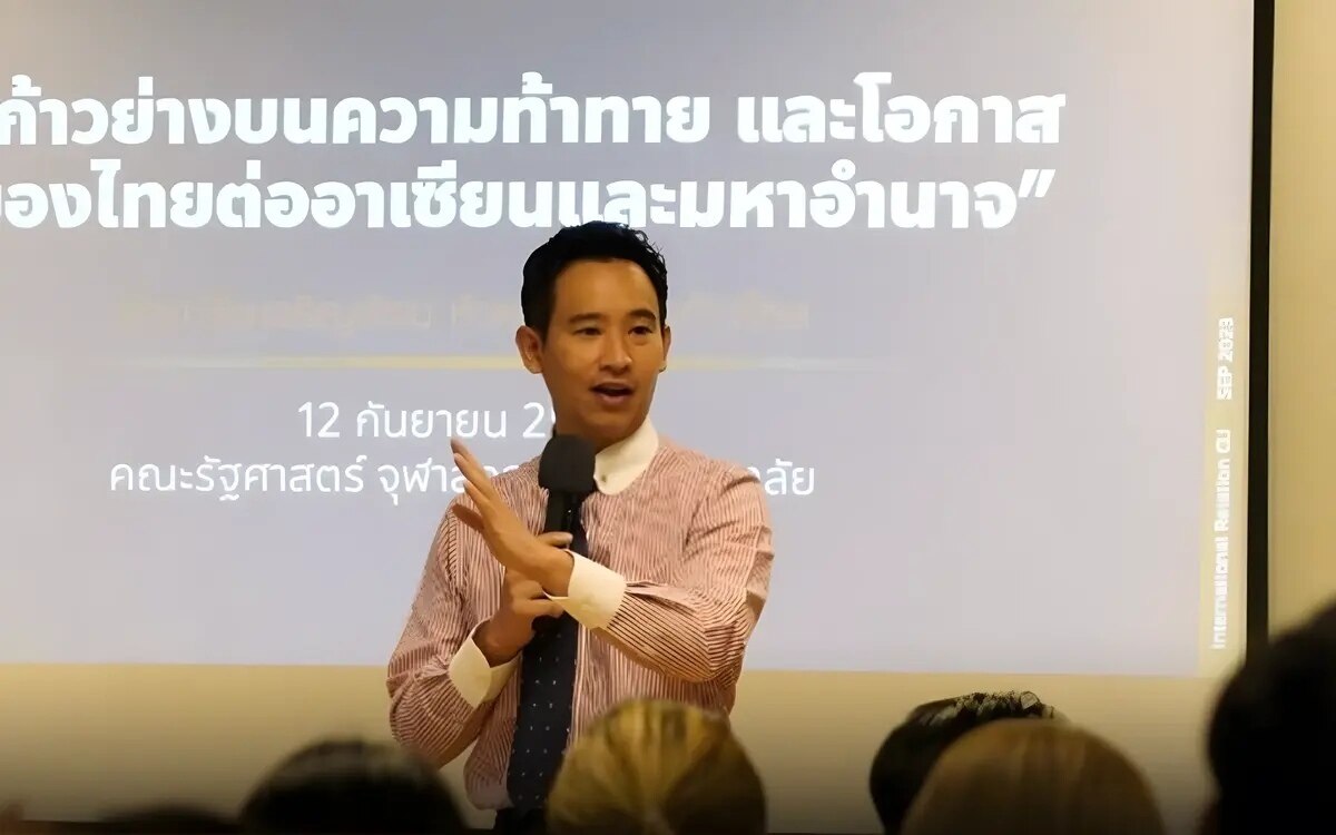 Move forward sieht thailand als eine prinzipientreue mittelmacht mit wuerde und einer freien stimme