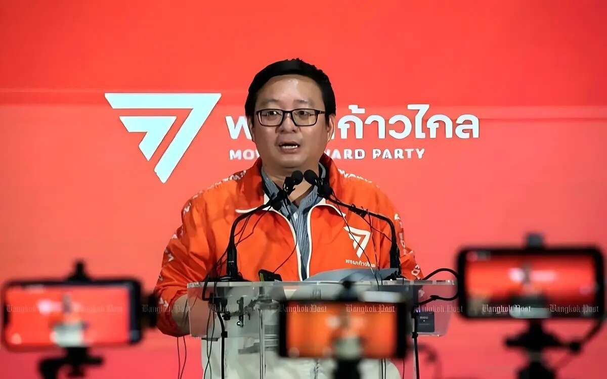 Move forward wird nicht fuer den premierministerkandidaten der pheu thai stimmen