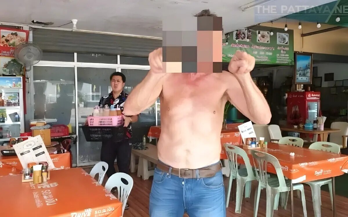 Pattaya aggressiver deutscher stiftet unruhe und sorgt fuer chaos