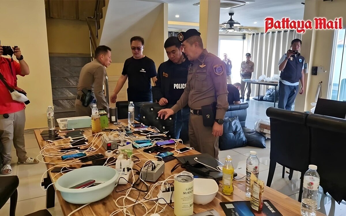 Pattaya im Fokus: Polizei zerschlägt chinesische Bande für Kredithaie und Online-Glücksspiel