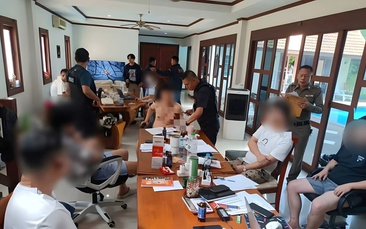 Pattaya im Fokus: Polizei zerschlägt grenzüberschreitendes Kredithai-Netzwerk und nimmt 17 Chinesen fest