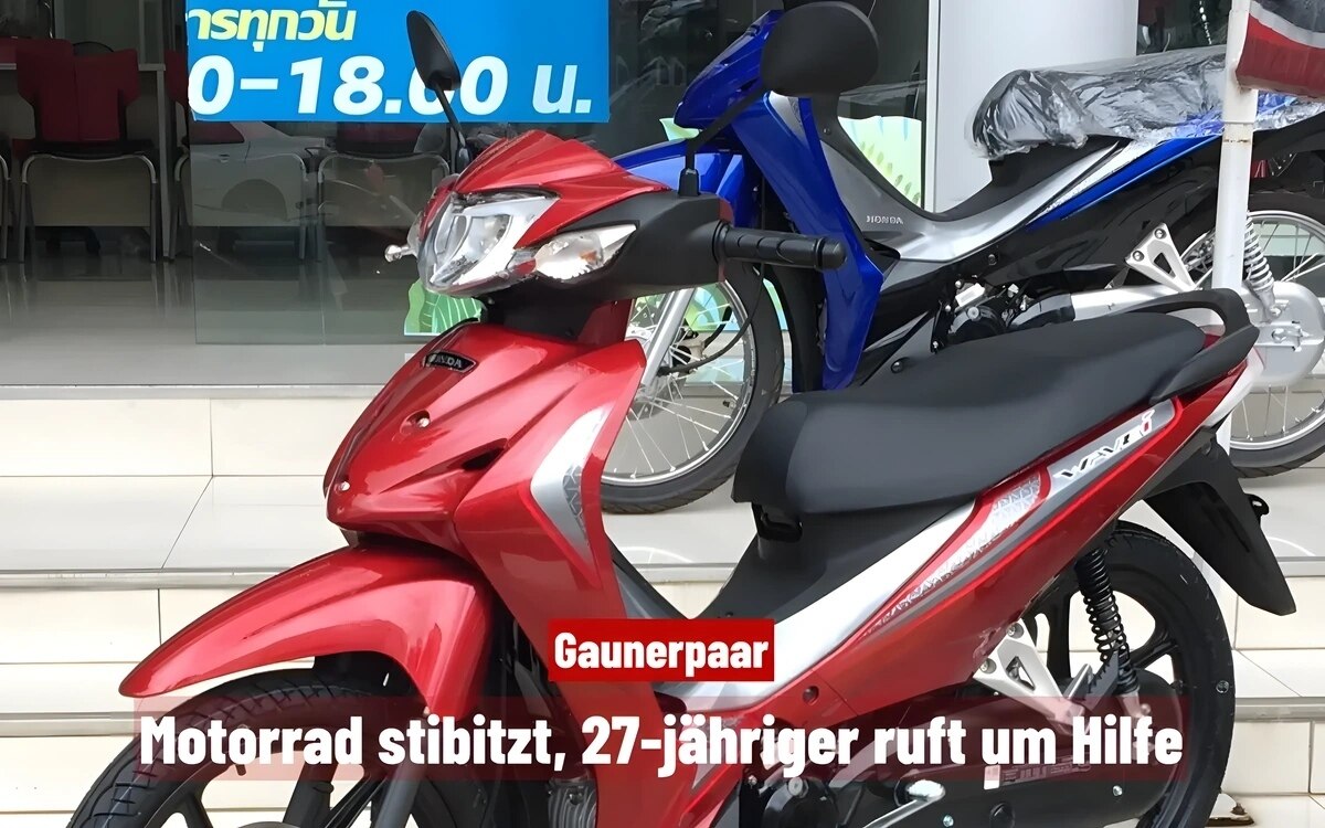 Pattaya motorrad betrug mann 27 sucht hilfe bei der oeffentlichkeit