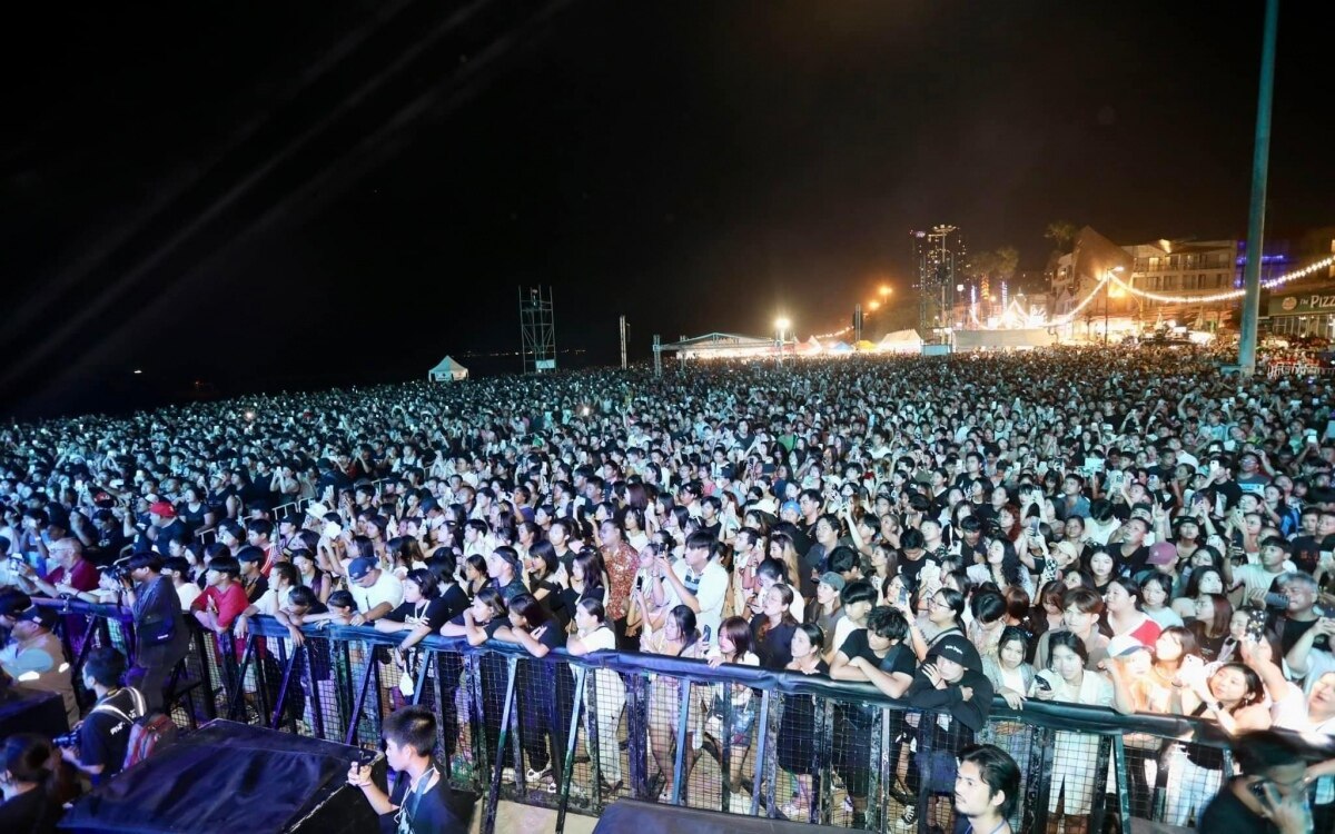 Pattaya Music Festival 2024: Jomtien Beach voller Touristen (Fotos)