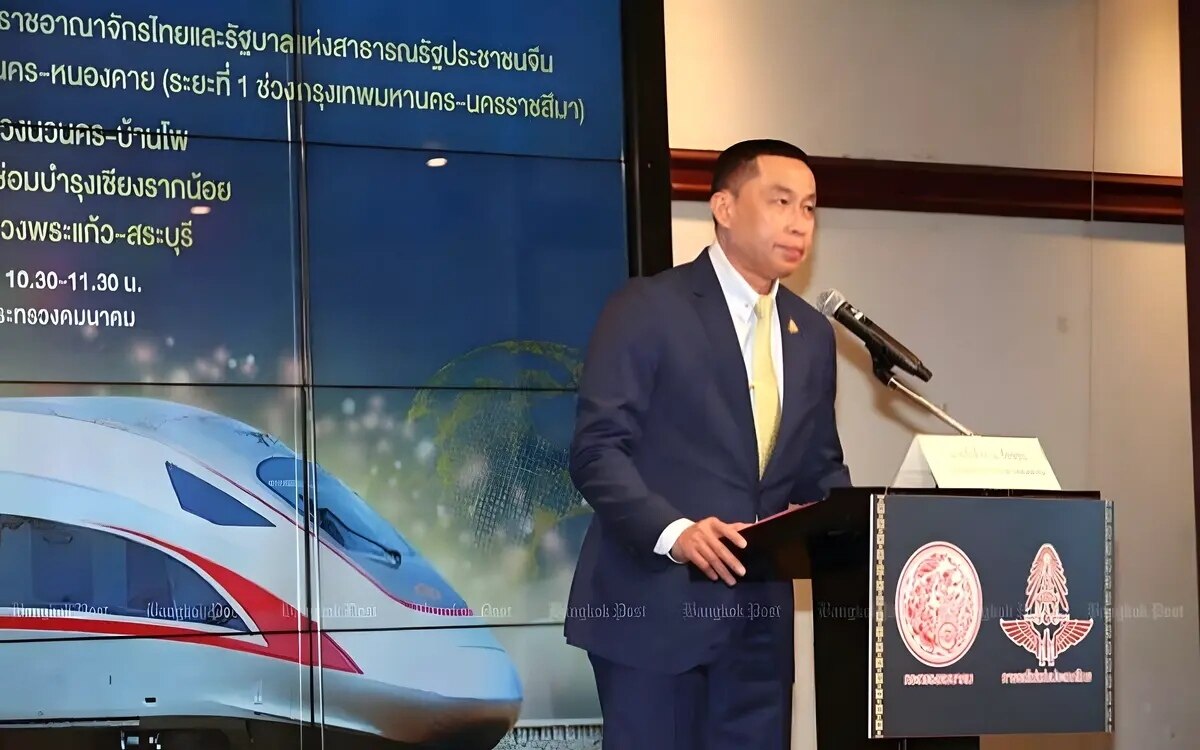 Phase 2 des chinesisch thailaendischen eisenbahnprojekts soll vom kabinett geprueft werden