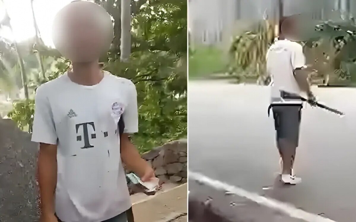 Phuket mann mit machete fordert geld polizei schaut weg