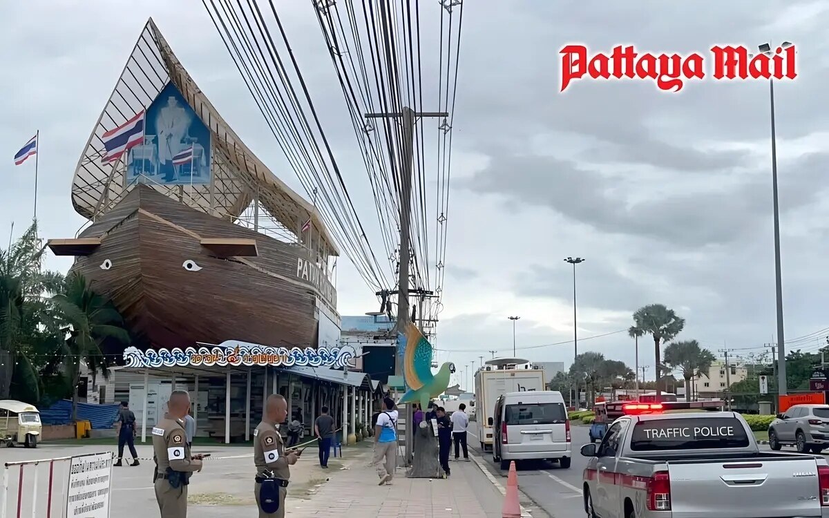 Polizei intensiviert ermittlungen zur ursache des brandes auf dem pattaya floating market