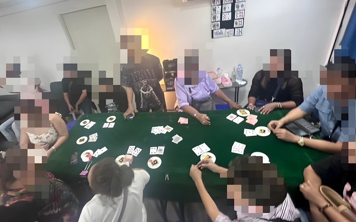 Polizei stellt illegales Glücksspiel im Herzen Bangkoks sicher - 20 Festnahmen