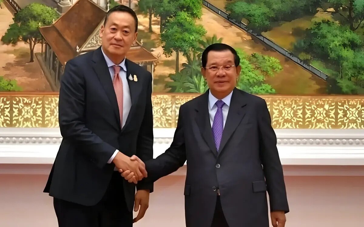 Premierminister macht hoeflichkeitsbesuch bei hun sen