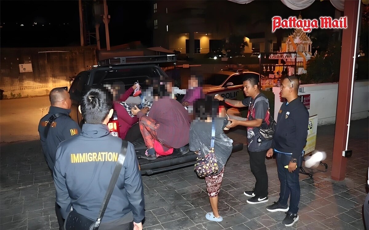 Razzia gegen bettelnde mutter mit kind in pattaya 9 kambodschaner und 5 thailaender festgenommen