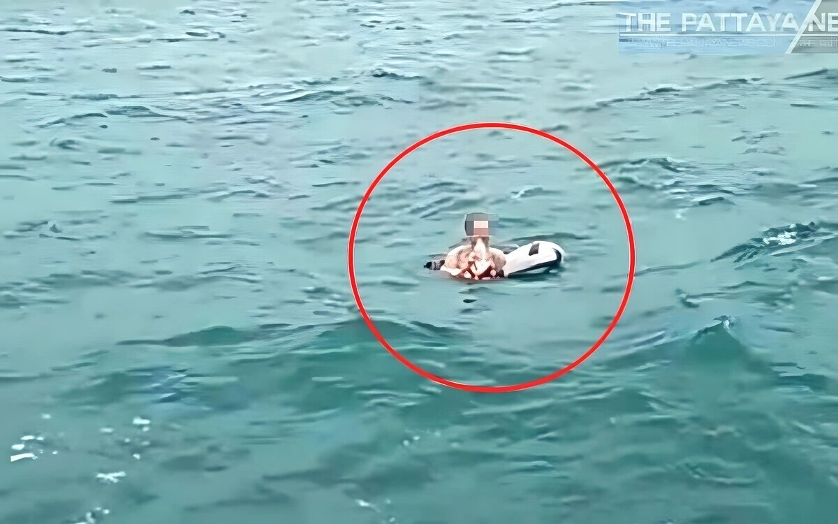 Rettung eines nackten russischen touristen in pattaya schwimmversuch nach koh larn endet glimpflich