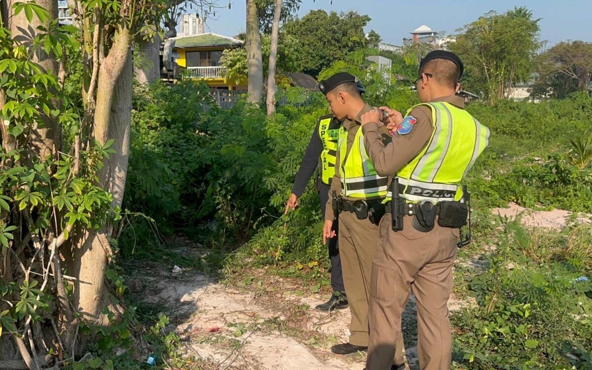 Russischer mann mit schweren schnittverletzungen in pattaya gerettet