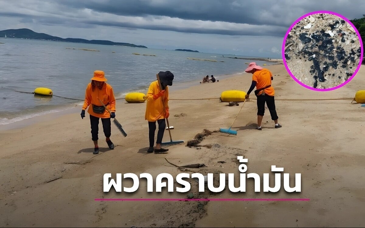 Schock am pattaya beach vermuelltes wasser sorgt fuer verunsicherung unter badegaesten