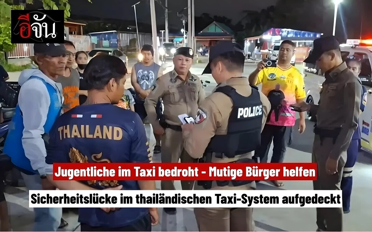 Schockierender uebergriff in samut prakan sicherheitsluecke im thailaendischen taxi system