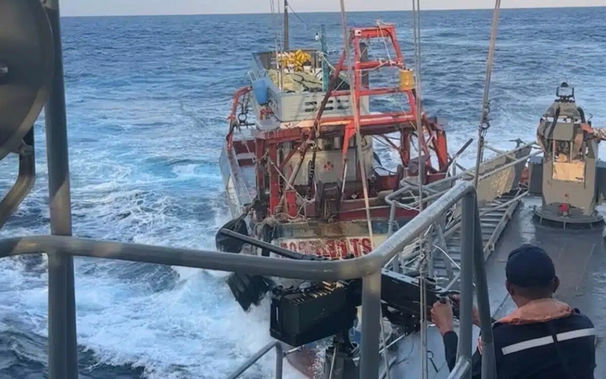 Schuesse abgefeuert vietnamesisches fischerboot kollidiert mit thailaendischem patrouillenschiff