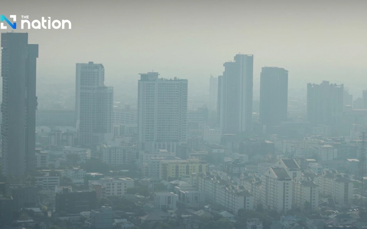 Smog alarm in bangkok thailands hauptstadt erstickt in schmutzluft