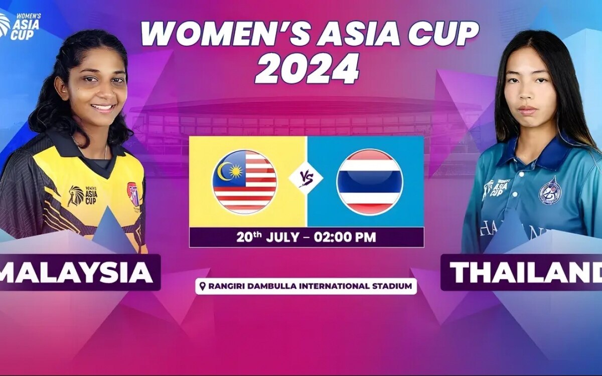 Sport thailands frauen frauencricket team malaysia im asia cup 2024