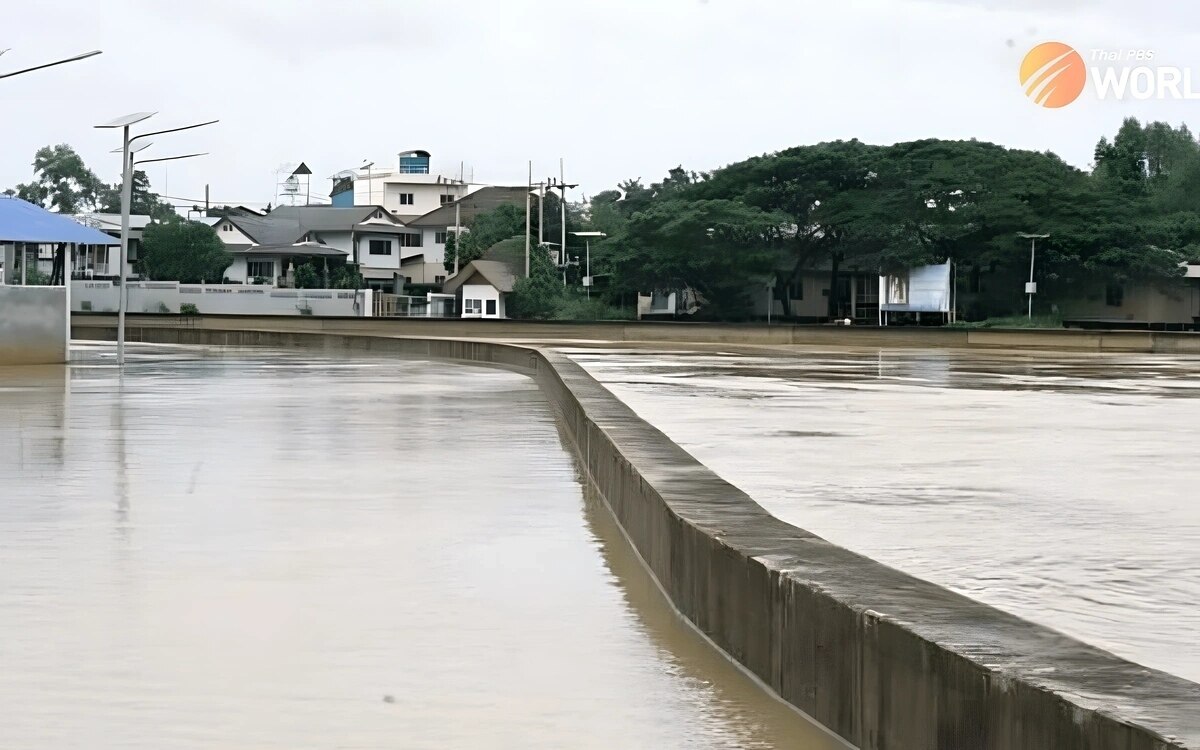 Steigende flutgefahr in yala und pattani damm laesst wasser ab