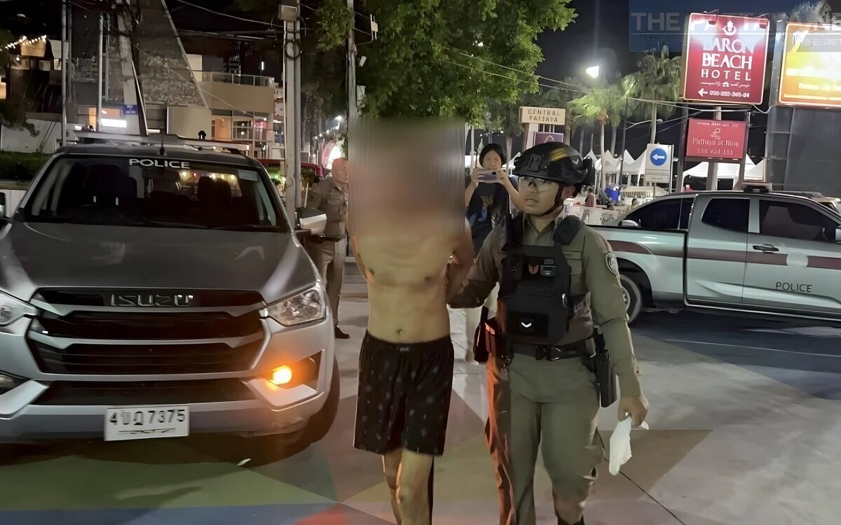 Stiefvater und sohn verletzen sich schwer bei messerstecherei in pattaya