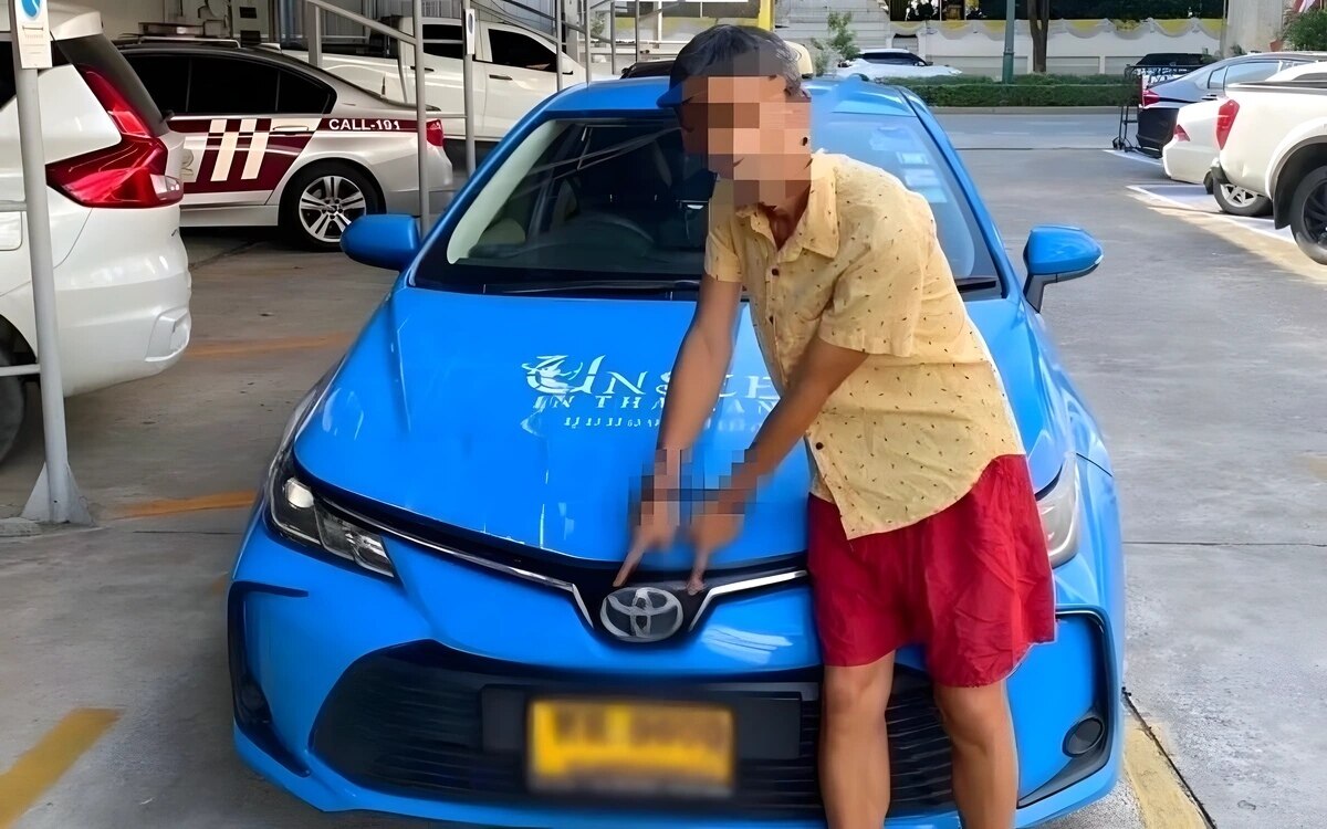 Südkoreanischer Tourist in Bangkok: Diebstahl eines Taxis