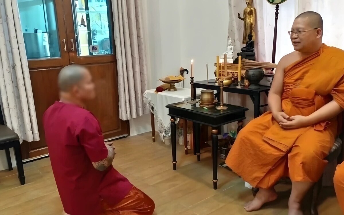 Suphan buri moench nach 400 000 baht betrug aus dem priesteramt entlassen