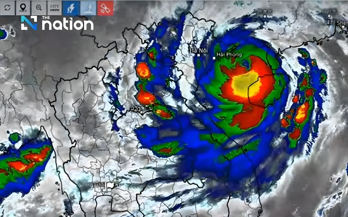 Taifun yagi bringt starke regenfaelle und sturmwetter