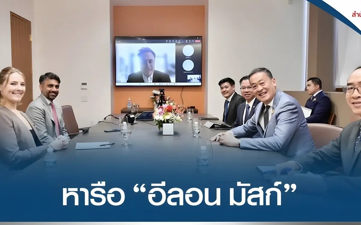 Thailaendischer premierminister fuehrt virtuelle gespraeche mit elon musk ueber