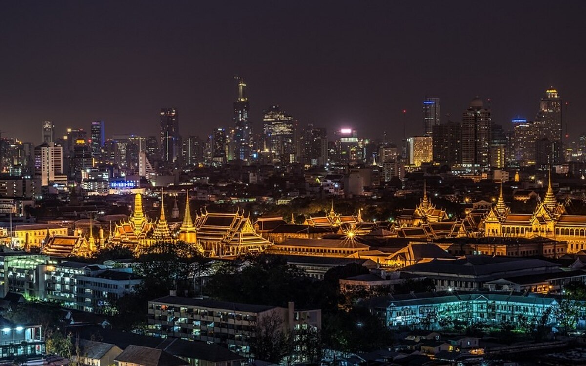 Thailand Gewitter - Bangkok starke Regenfälle