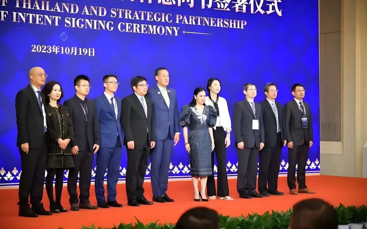 Thailand schmiedet allianz mit 8 prominenten chinesischen partnern und betont china thailand sind