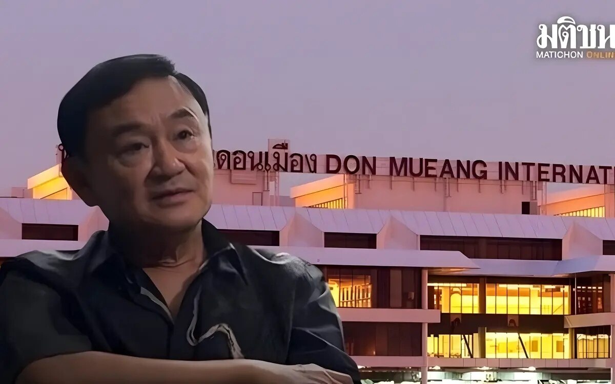 Thaksins name nicht auf liste der privatjets die in don mueang landen