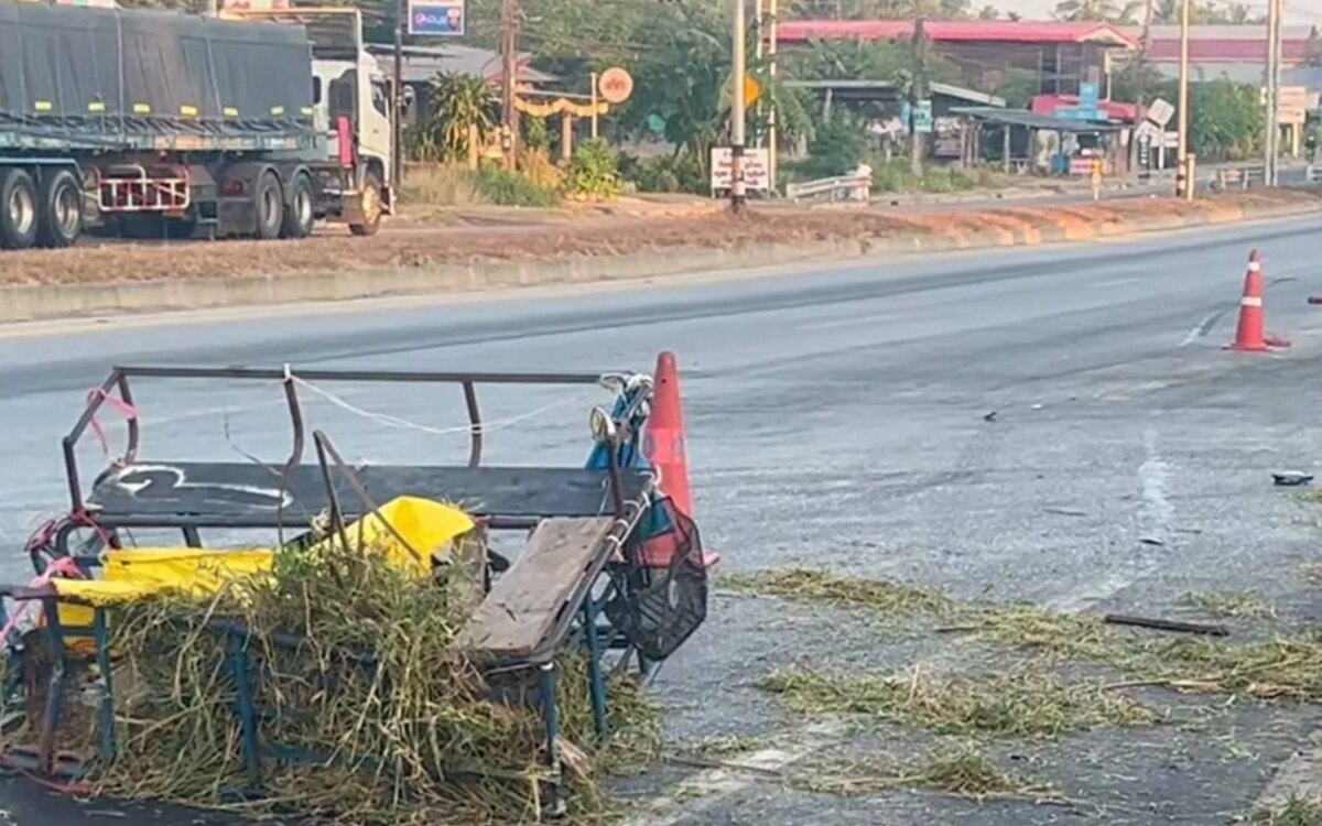 Toedlicher verkehrsunfall in mukdahan fahrerflucht drogen entdeckt