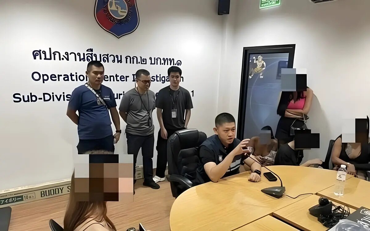 Touristenpolizei von pattaya geht gegen straftaten von transgender frauen vor