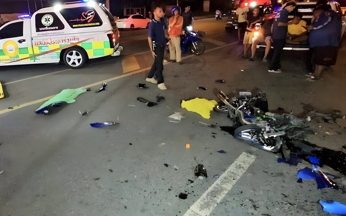 Tragischer Motorradunfall in Nakhon Si Thammarat: Fahrer des SUVs flüchtet und hinterlässt trauernde Familie