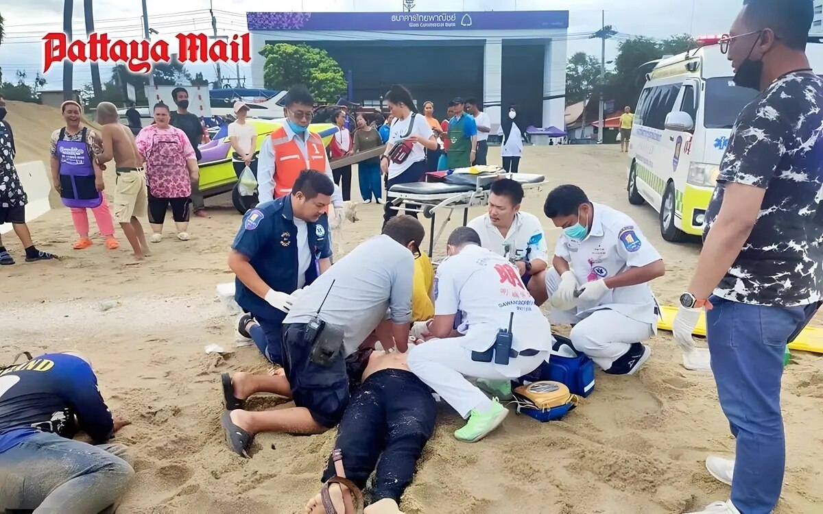 Tragischer unfall mit schnellboot am strand von jomtien fordert ein leben