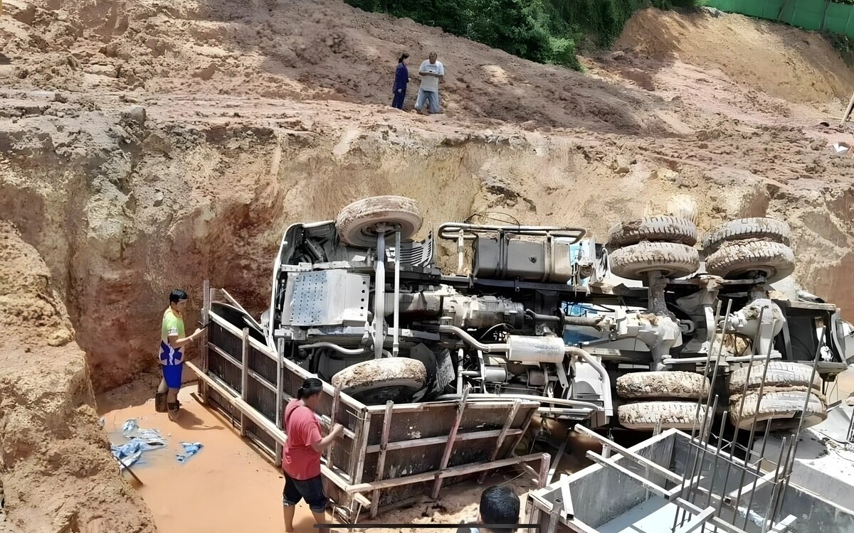 Tragisches Unglück in Phuket: Zementlasterfahrer bei Baustellenunfall tödlich verunglückt