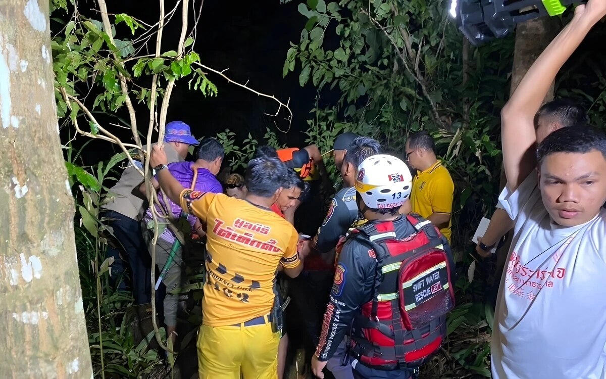 Tragödie im Luang-Gebirge: Sturzflut reißt Touristen mit sich und fordert Leben in Nakhon Si Thammarat