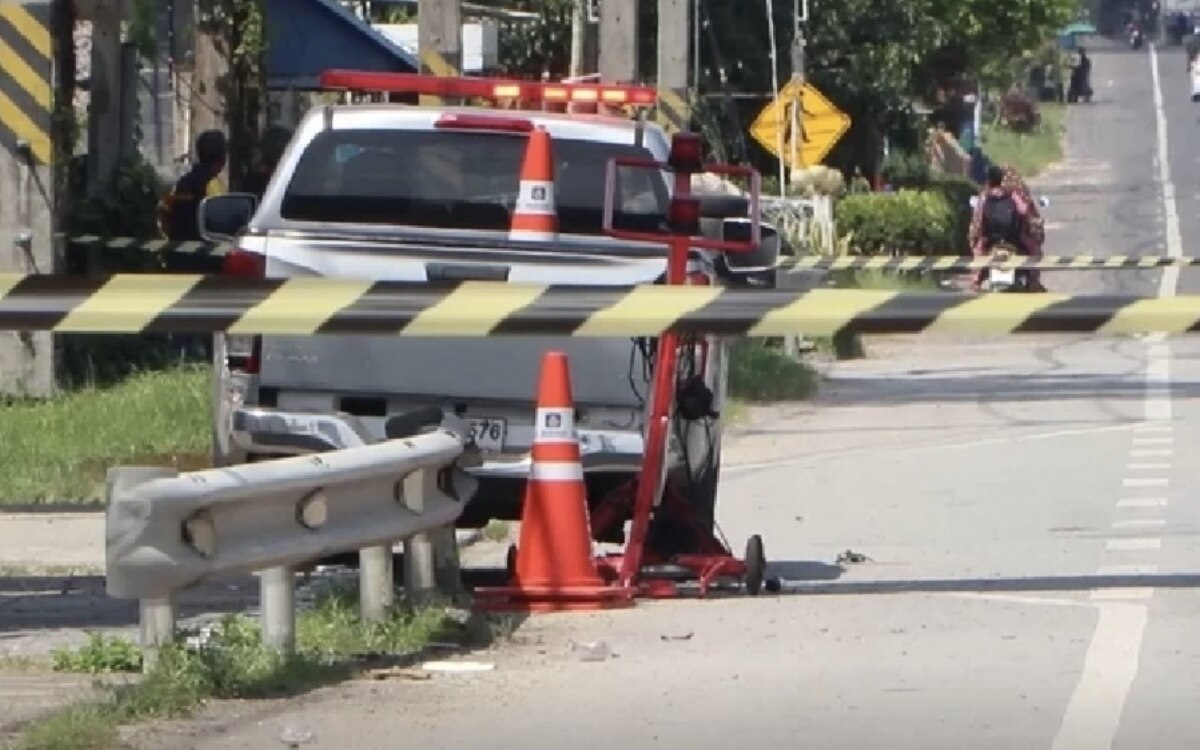 Trauriger verlust nach anschlag auf verkehrskontrollpunkt in pattani