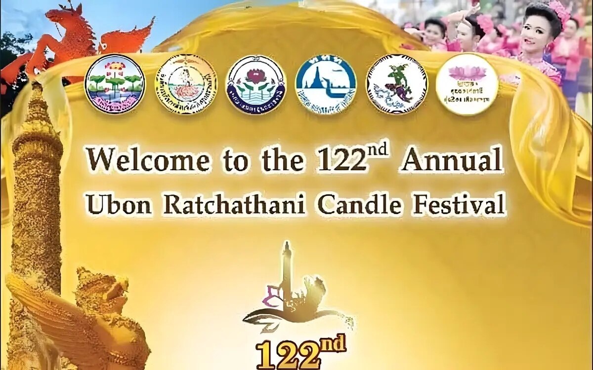 Ubon ratchathani candle festival in thung sri mueang bis zum 3 august