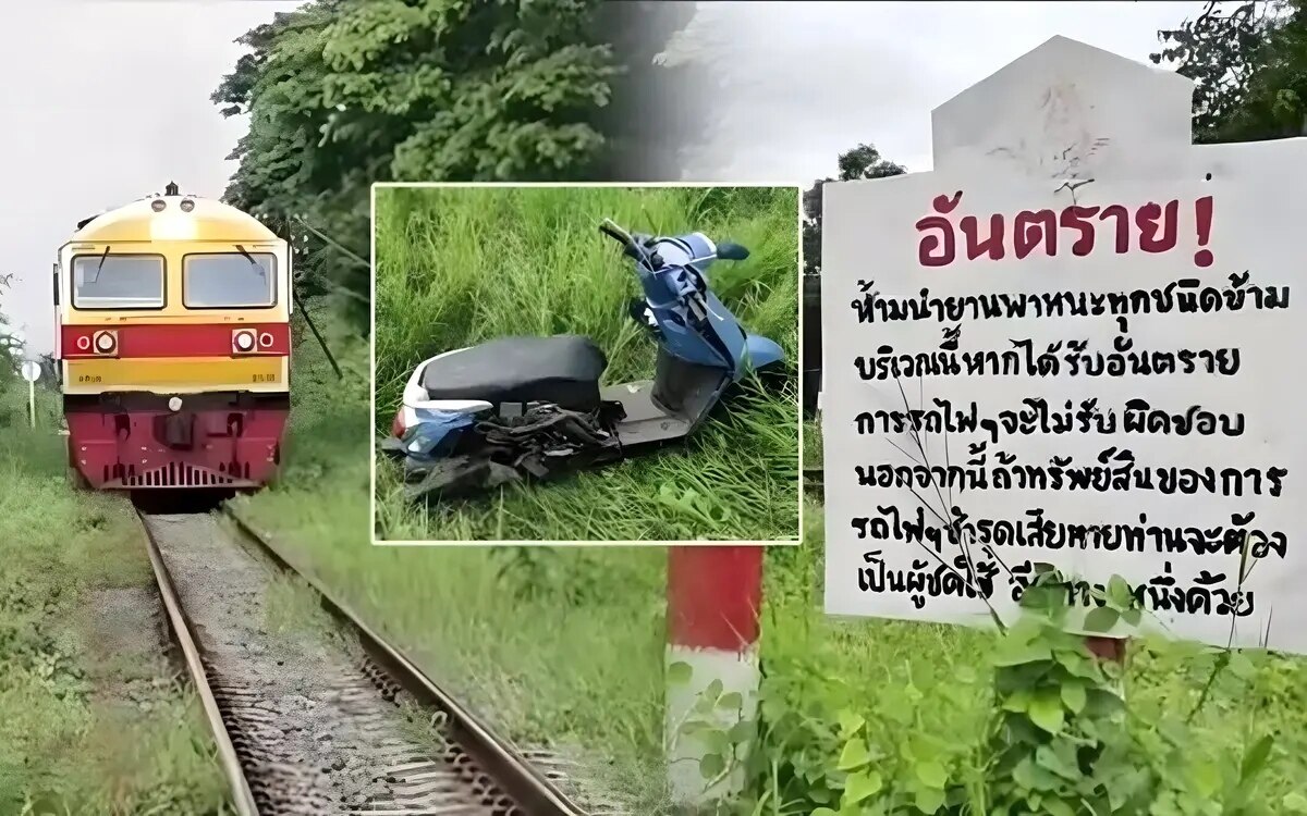 Udon thani im schock 19 jaehrige stirbt bei zusammenstoss mit gueterzug