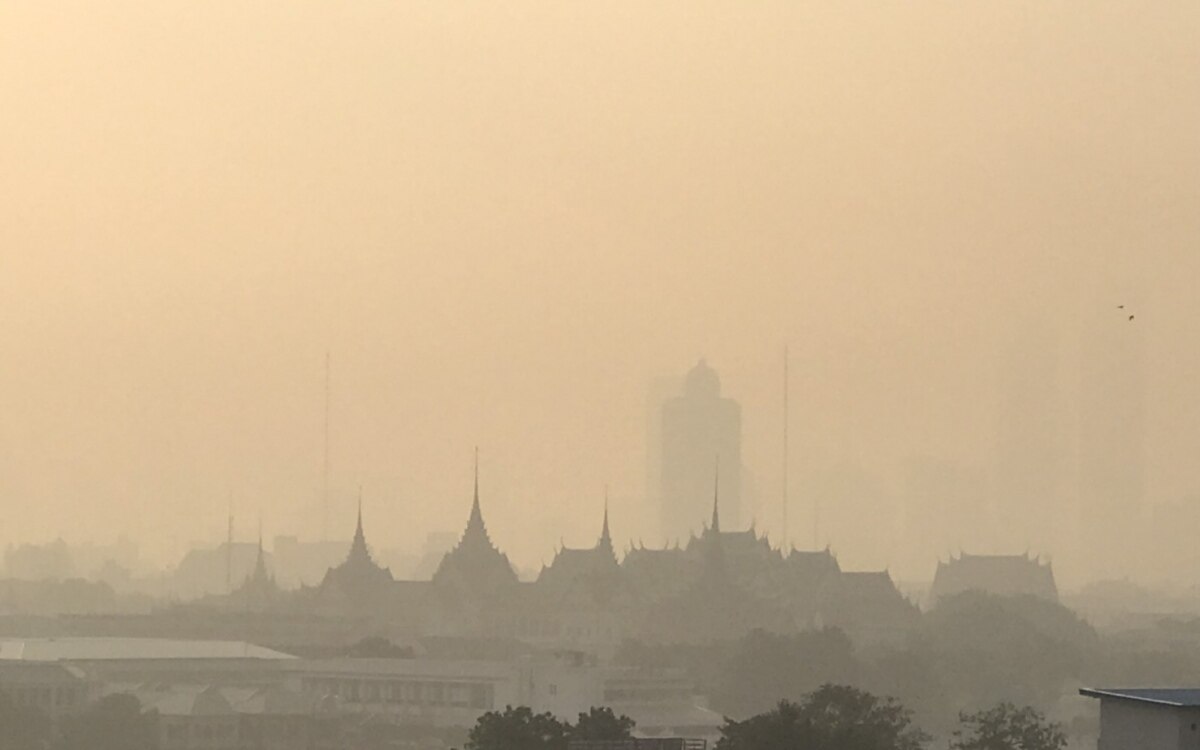 Übermäßige PM2,5-Belastung in 23 Gebieten von Bangkok und Vororten